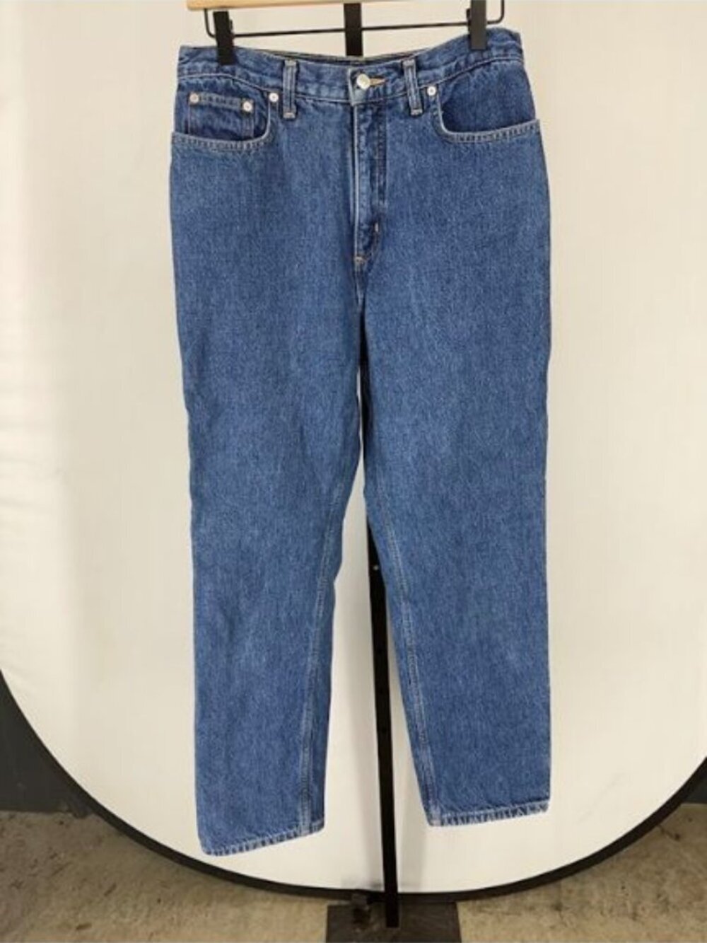 Lands' End Flannel Lined Cotton Jeans